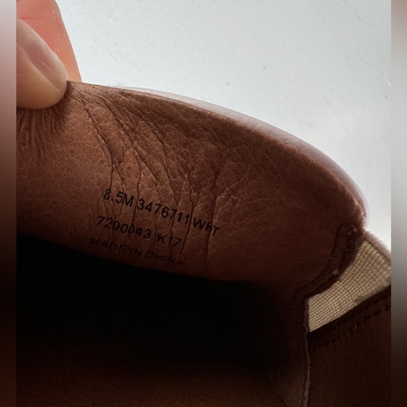 Frye Lena Slip-On White Leather Loafers - Picture 6 of 6